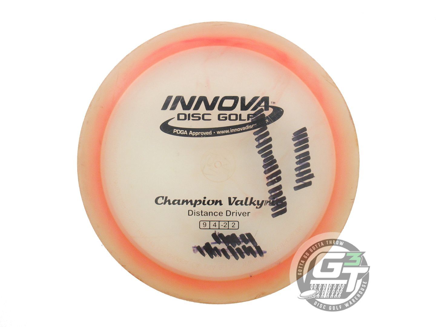 Innova Racing Pink USED Innova Champion Valkyrie 158g Pink Black Stamp Driver Disc | eBay