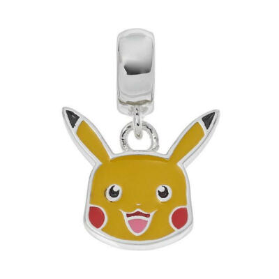 Pokemon SS Sterling Silver Pikachu Pendant Dangle Charm NEW! ON SALE MSRP 59.99!