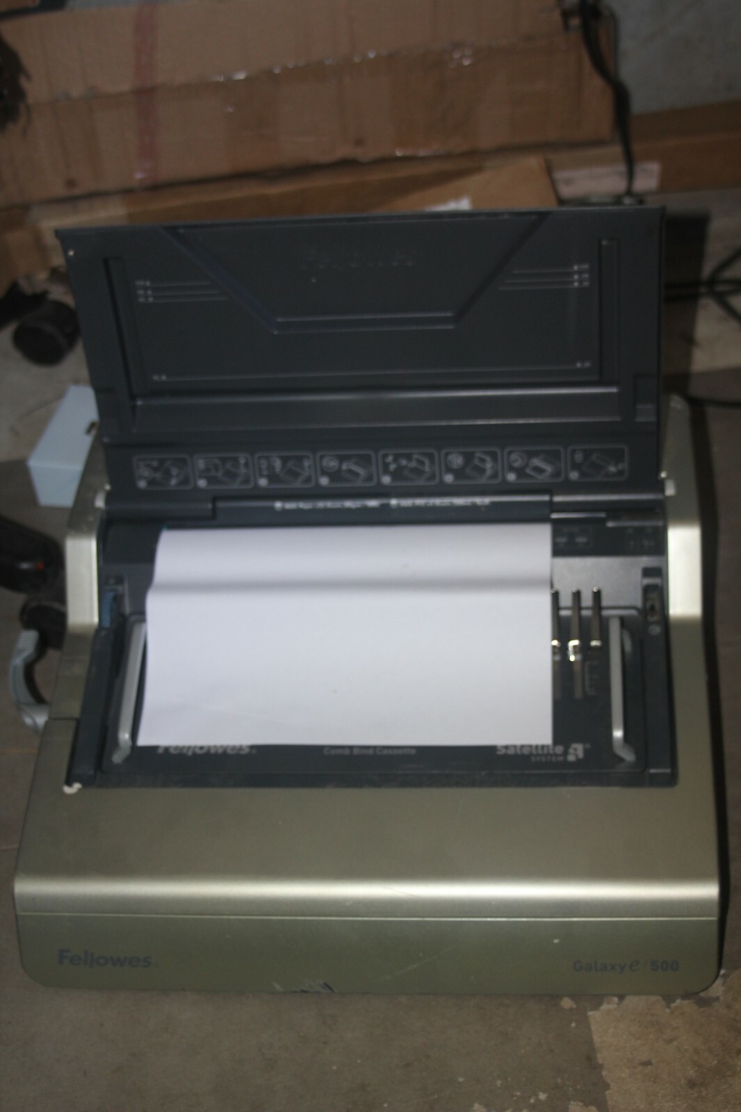 Fellowes Comb Binder Galaxy E500 1/4"2" eBay