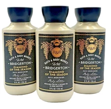 Bath & Body Works LOT 3 Bridgerton Diamond of the Season Body Lotion Cream 8 oz