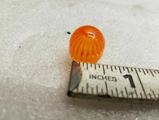 NOS Indicator light Lens Harley Panhead Amber Electra Glide FLH Nacelle OEM Vint