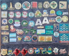 HUGE JOB LOT OF 62x WAL-MART WALMART EMPLOYEE ENAMEL PINS