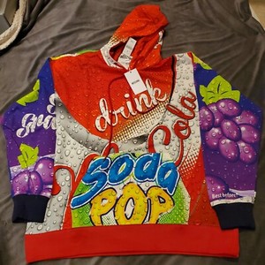 soda sweatshirts