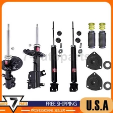 KYB Front Rear Shock Strut w/ Strut Bellows Mount Kit for 2004 Nissan Maxima