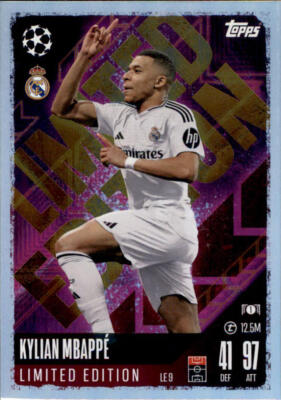 CL 24/25 Champions League 2024/2025 LE9 Kylian Mbappe Limited