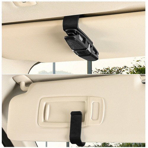 2 soportes de clip para gafas doradas para visera de sol de coche gafas de sol clip de montaje - Imagen 10 de 10