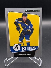 2024-25 UD Parkhurst Champions #18 Alexandre Texier Silver – St. Louis Blues