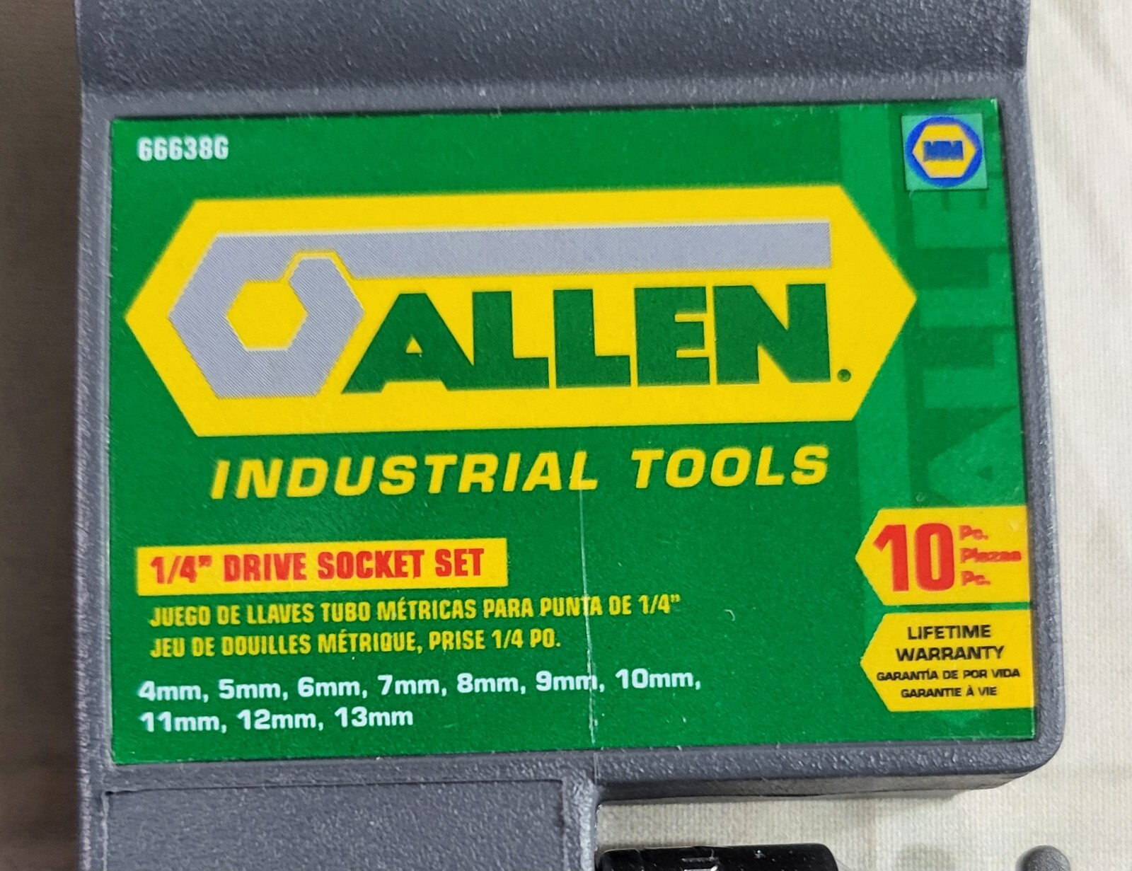 Allen Industrial Tools Metric Set of 1/4" and SAE 1/2" Drive Socket Sets NEW eBay