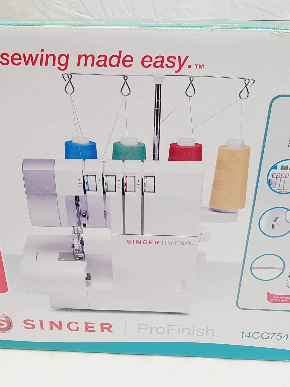 Brand New SINGER ProFinish 14CG754 234 Thread Serger Sewing Machine