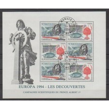 Monaco - Blocs et feuillets - 1994 - No BF65 - Sciences et Techniques - Europa -
