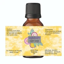 Rakim Clary Sage Essential Oil 100% Pure Undiluted Therapeutic Grade Freeship