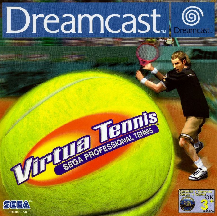 Sega Dreamcast Game - Virtua Tennis Sega Professional Tennis Sega Dreamcast Game - Virtua Tennis Sega Professional Tennis