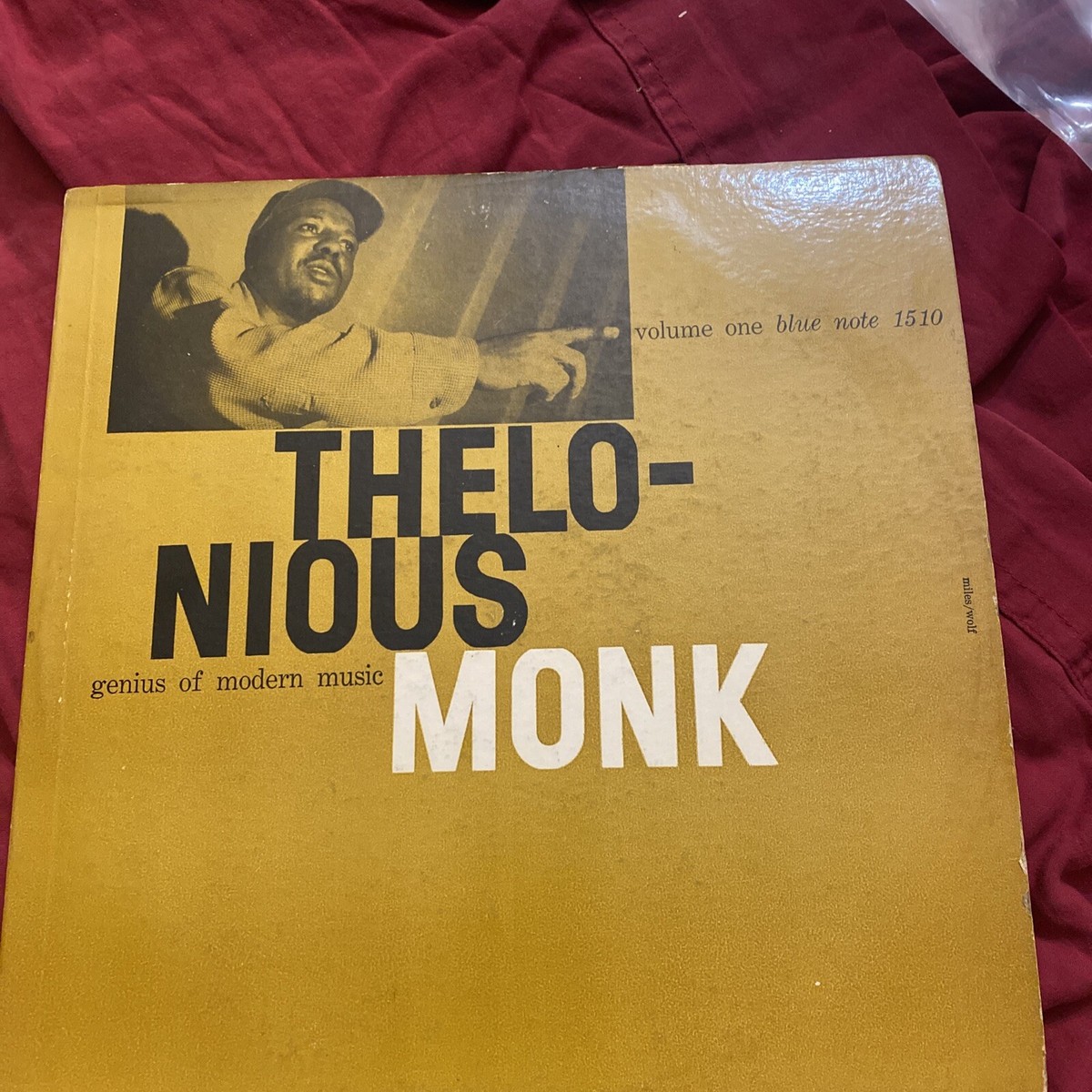 THELONIOUS MONK-GENIUS OF MODERN MUSIC VOLUME 1 blue note 1510 RVG