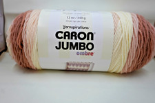 Caron Jumbo Ombre Yarn Sepia 595 yds #4 weigh...