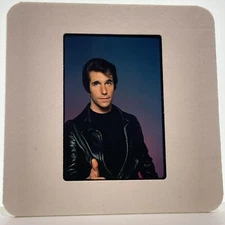 35mm Slide Henry Winkler as The Fonz on Happy Days TV Show Vintage Publicity #1