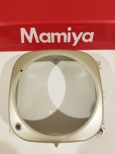 Mamiya 7 II (CHAMPAGNE GOLD body) FRONT MOUNT COVER (NEW SPARE PART for repair)