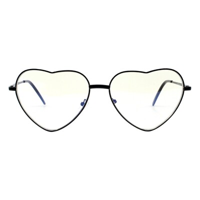 Heart Shaped Sunglasses Vintage Party Metal Frame with Spring Hinge 1 or 2 Pair Womens Small Thin Metal Heart Shaped Frame  main image 3