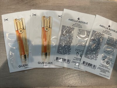 Guerlain Paris Abeille Royale Doubler Renew & Repair Advanced Serum Set Of 4