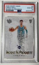 LaMelo 2020 Court Kings WORKS IN PROGRESS PSA 10 #3 Rookie Card Gem Mint
