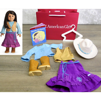 American Girl Doll Rustic Ranch Outfit Western Hat I Horseback Riding ...