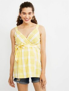 yellow maternity top