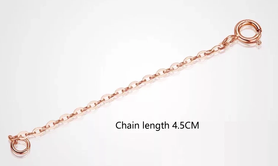 Pure AU750 18K Solid Gold Chain Ring Clasp For Bracelet Necklace Jewelry DIY - Image 3 of 4