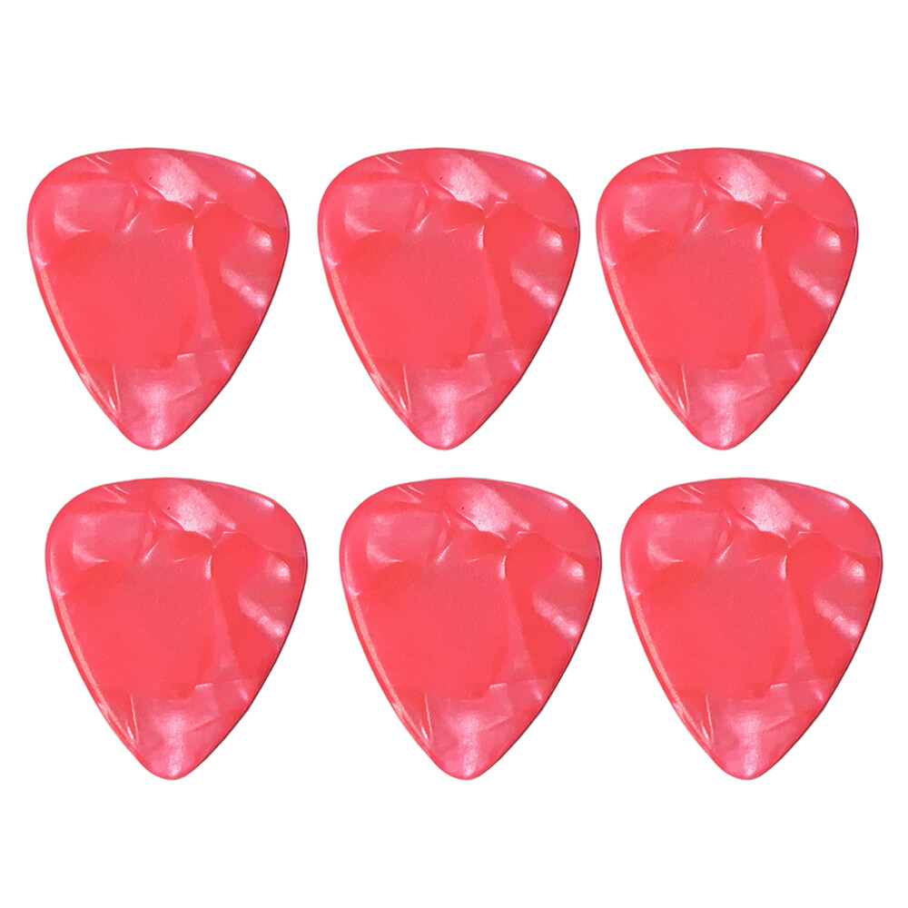 Lots of 100 pcs Heavy 1.5mm Blank Guitar Picks Plectrum Celluloid Pink Pearl