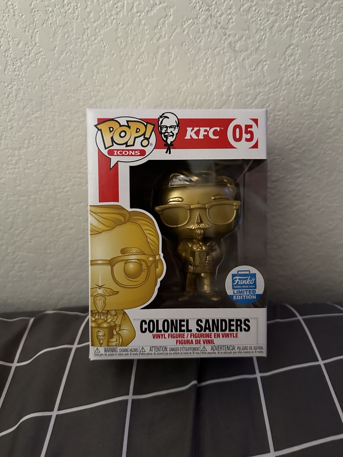 Funko Pop! Vinyl: Ad Icons - Colonel Sanders (Gold) - Funko (Exclusive) #40