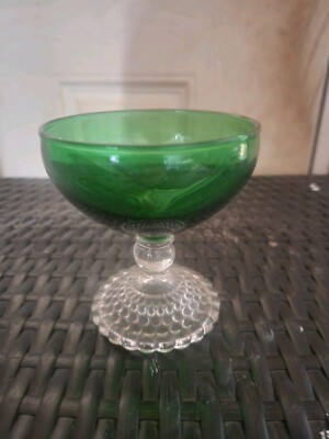 1950's Anchor Hocking Forrest Green 