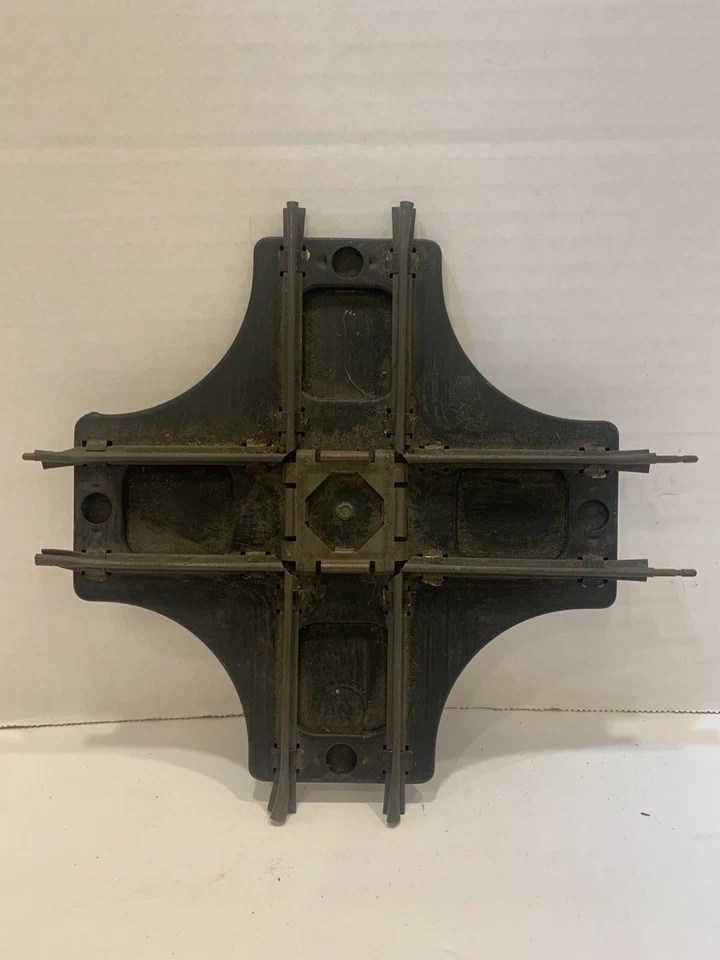 Vintage Marx O-Gauge 2-Rail Train Track Crossing,3 Straight,3 Curved (7 PC. LOT) - Image 3 of 4