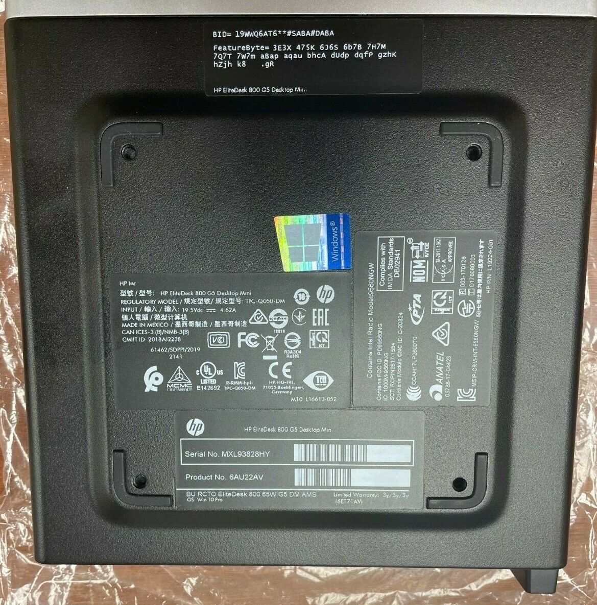 New HP EliteDesk 800 G5 i7- 9700 256GB 16GB Mini Desktop PC New HP EliteDesk 800 G5 i7- 9700 256GB 16GB Mini Desktop PC