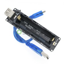 Raspberry Pi Wemos Battery Shield V3 ESP32 For Arduino With Free USB Cable