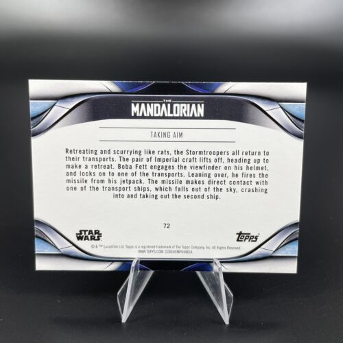 Star Wars Topps The Mandalorian Season 2 Taking Aim Trading Card #72 - Picture 2 of 2