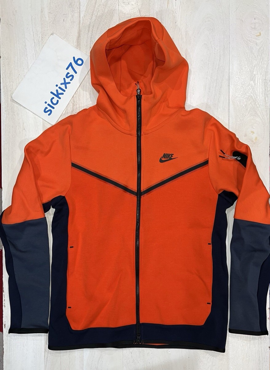 Nike Sportswear Tech Fleece Full-Zip Hoodie 'Team Orange' Sz M-L