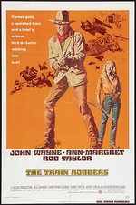 THE TRAIN ROBBERS original 1973 one sheet movie poster JOHN WAYNE/ANN-MARGRET