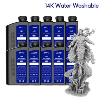 JAYO 10KG Grau 14K waschbar 3D-Drucker UV-Harz 405nm gute Fließfähigkeit LCD