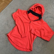Nike Pro Dri Fit Therma Fit Hoodie Training Top - Women s Med - Orange - EUC