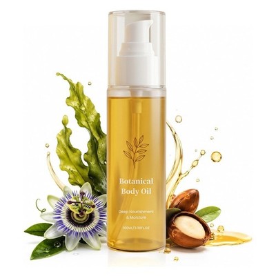 Evora Botanical Body Oil with Wakame Algae & Brazil Nut Natural Skin Care Oil