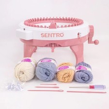 Knitting Machine, Needles Smart Weaving Loom Round Spinning Crochet Knitting Mac