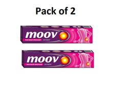 Pack of 2 X Moov Fast Pain Relief Cream Formula Nilgiri Oil 100 Ayurvedic - 50g