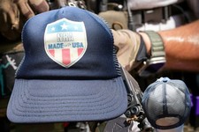 VTG NRA "Made For The USA" Snapback Mesh Trucker Hat Cap Made In USA