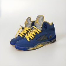 Nike Air Jordan 5 Retro Laney Blue Yellow Men...