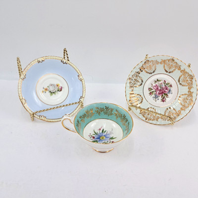 Paragon Replacements-2 Saucers-1 Tea Cup-See Pictures for Details