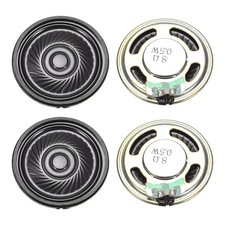 0.5 W 8 Ohm DIY Magnetic Speaker 36mm Round-shape Replacement Loudspeaker 4pcs