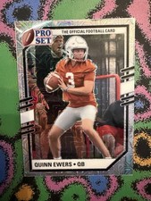 #PSB-QE1 Quinn Ewers 2022 Pro Set Draft - Base Prismatic Silver Texas Longhorns
