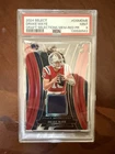 2024 Panini Select Draft Selections Memorabilia Drake Maye DSMDME Red Prizm PSA9