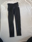 Spanx Leggings Faux Leather Side Pockets and Trim Size Large — photo 5