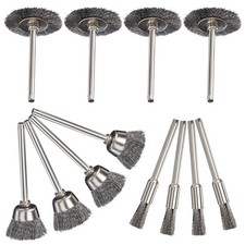 60 Pieces Wire Cup Brush Set,Power Rotary Tool Buffing Wheels Small Wire Brus...