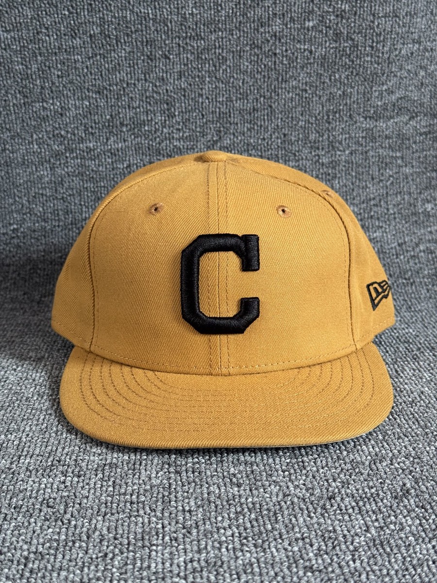 New Era Cleveland Guardians 59FIFTY Fitted Tan Black 7 3/8 Hat