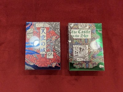 The Castle in the Sky & 天空の城 playing cards 2-deck set - Jack Brutus Penny